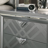Emmeline 4 & 5 Piece Queen Bedroom Set Gray & White
