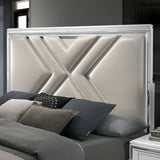 Emmeline 4 & 5 Piece Queen Bedroom Set Gray & White