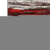 Sivas Area Rug Black and Red