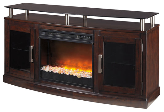 Chanceen 60" TV Stand with Electric Fireplace