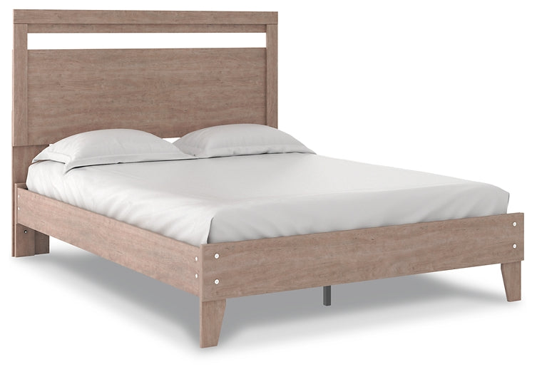 Flannia  Panel Platform Bed