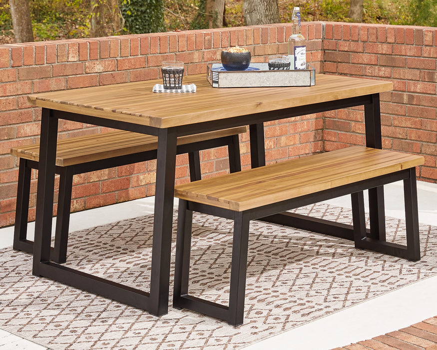 Town Wood Dining Table Set (3/CN)