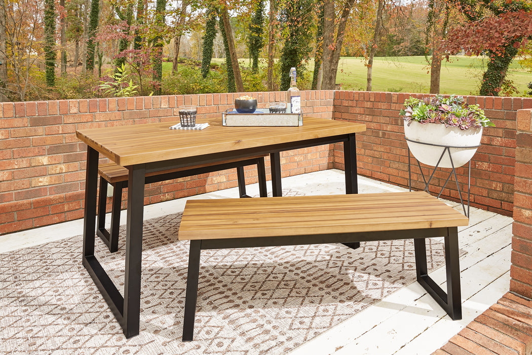 Town Wood Dining Table Set (3/CN)