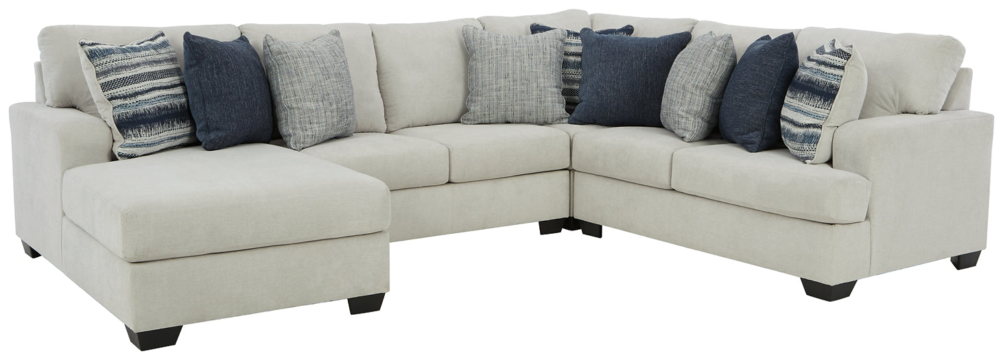 Lowder 4-Piece Sectional with Chaise