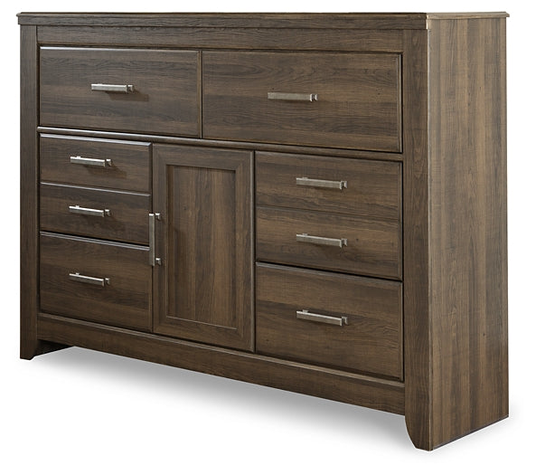 Juararo California King Poster Bed with Dresser