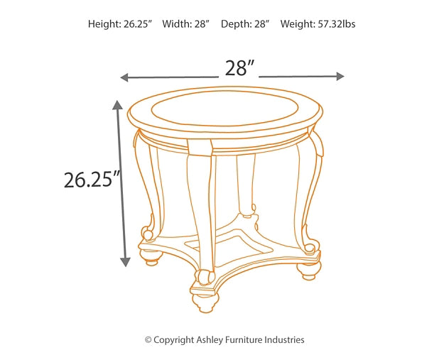 Norcastle 2 End Tables