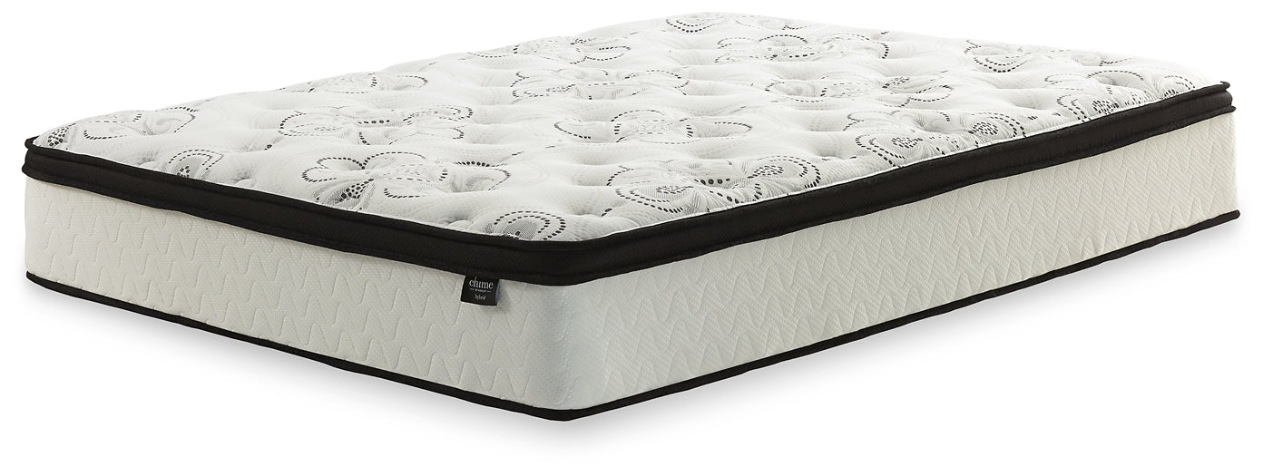 Chime 12 Inch Hybrid 12 Inch Hybrid Mattress with Foundation