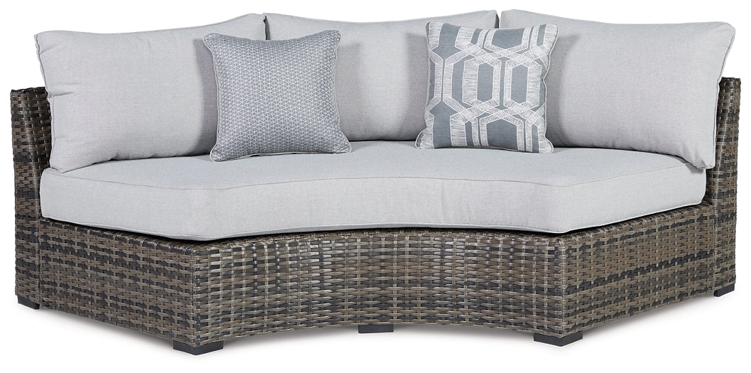 Harbor Court 3-Piece Outdoor Sectional with Ottoman