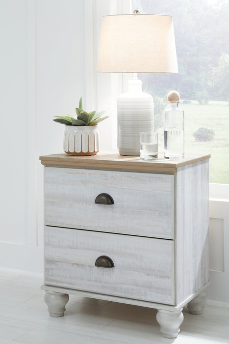 Haven Bay Two Drawer Night Stand