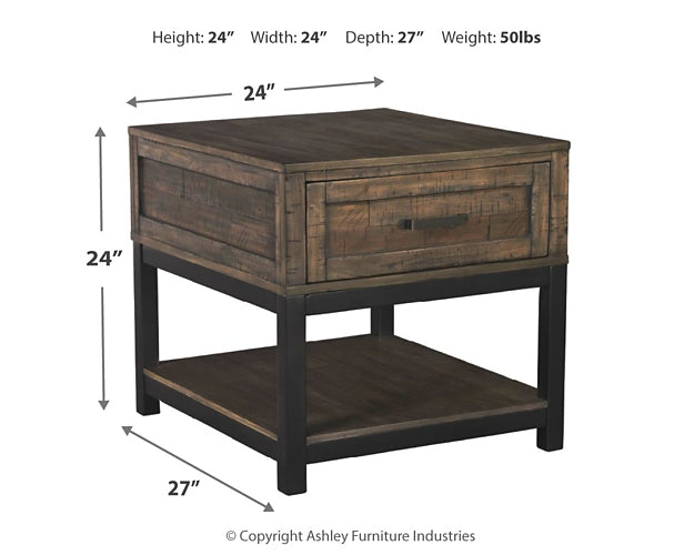 Johurst Coffee Table with 2 End Tables