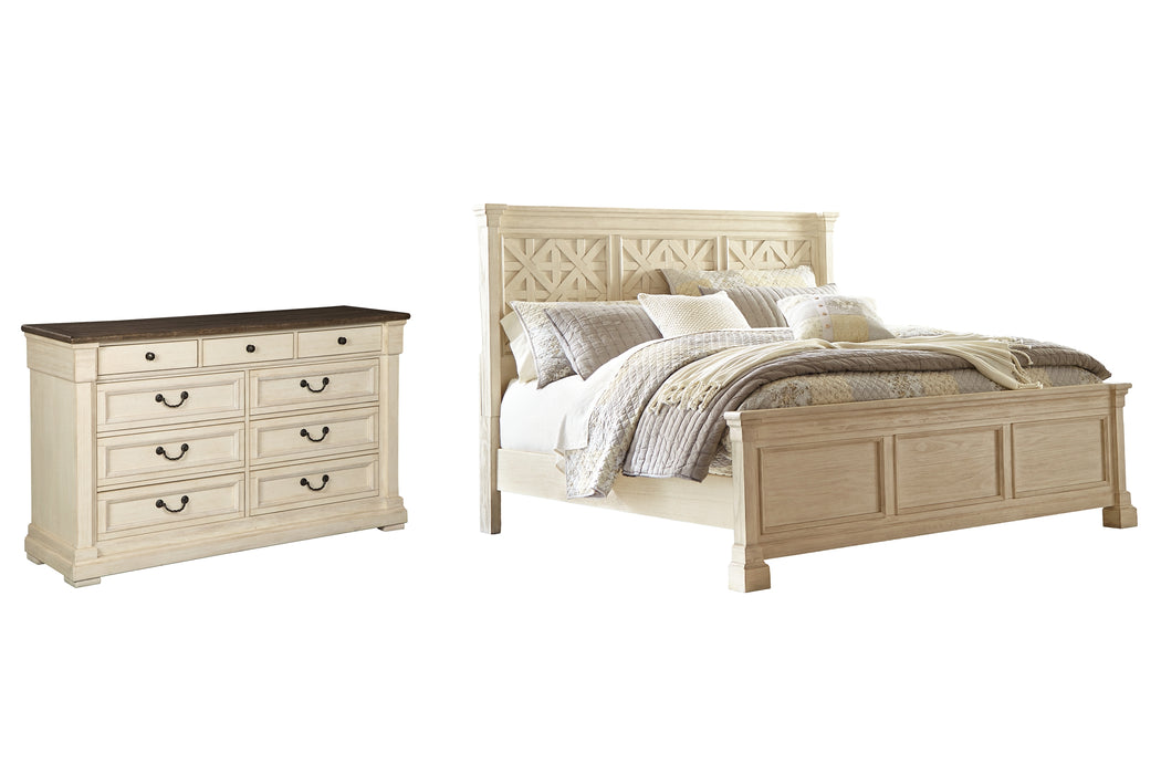 Bolanburg Queen Panel Bed with Dresser