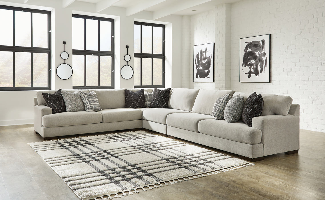 Artsie 4-Piece Sectional with Ottoman