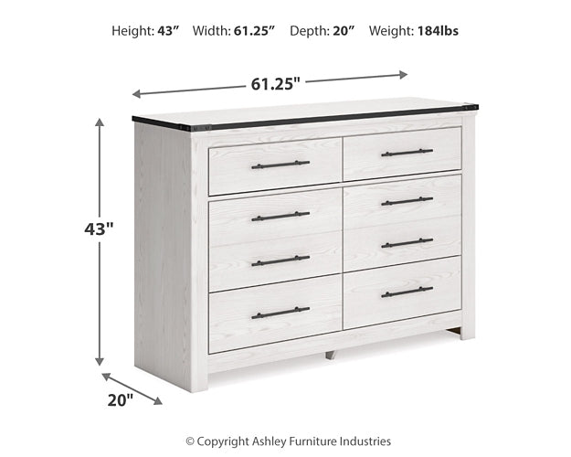 Schoenberg Queen Panel Bed with Dresser