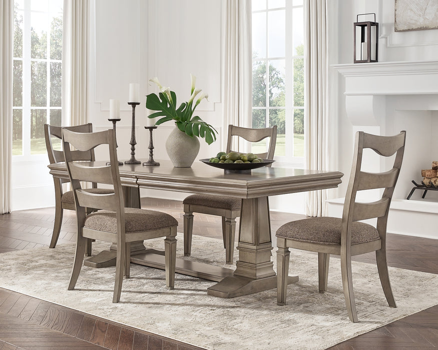 Lexorne Dining Table and 4 Chairs