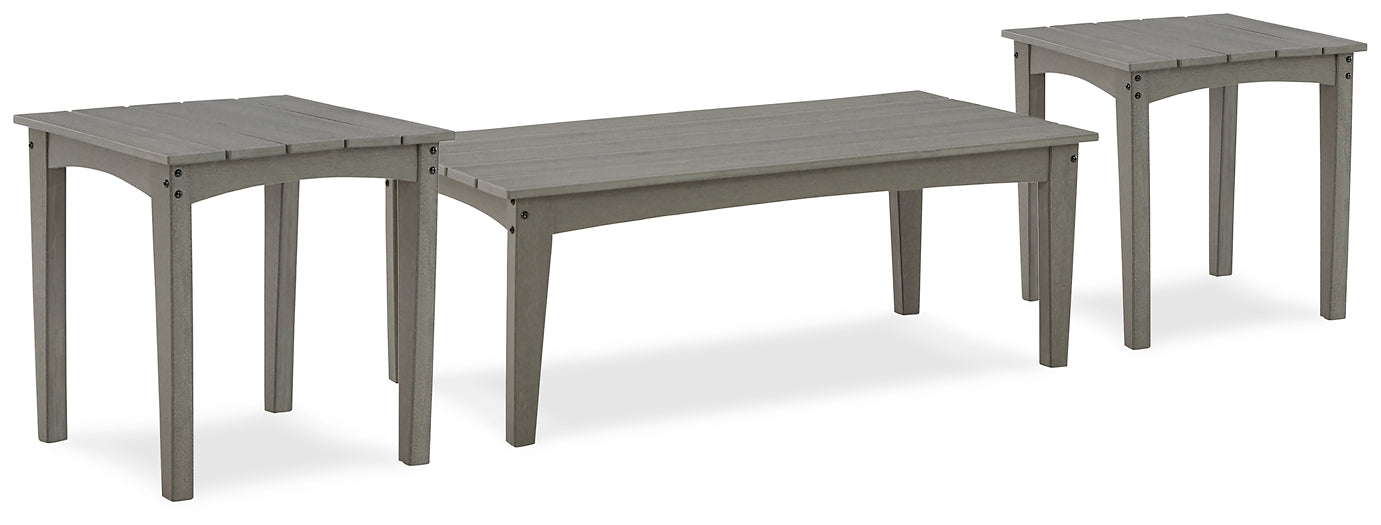 Visola Outdoor Coffee Table with 2 End Tables