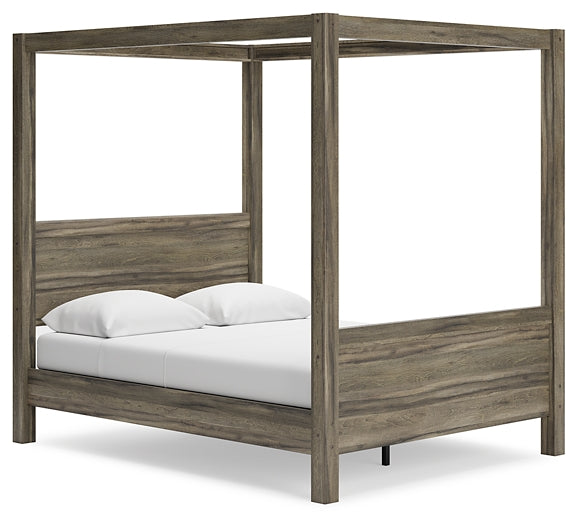 Shallifer Queen Canopy Bed with Dresser