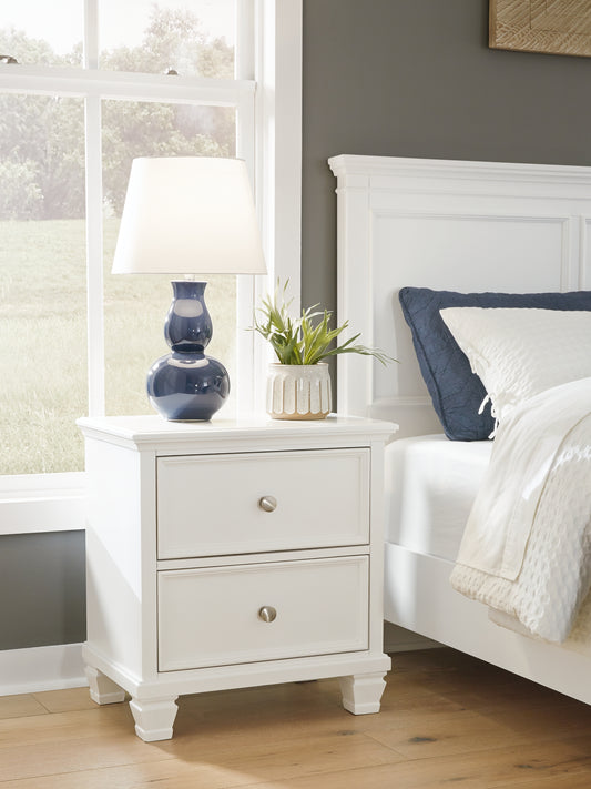 Fortman Two Drawer Night Stand