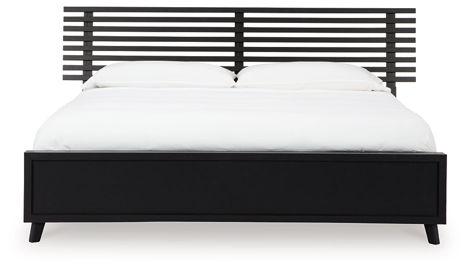 Danziar  Slat Panel Bed