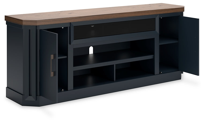 Landocken XL TV Stand w/Fireplace Option