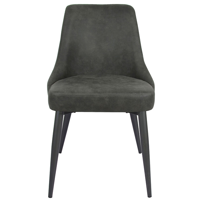 Cosmo Upholstered Dining Side Chair Grey (Set of 2)