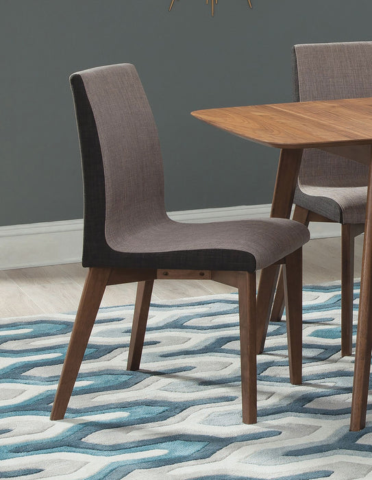 Redbridge Upholstered Dining Side Chair Walnut (Set of 2)