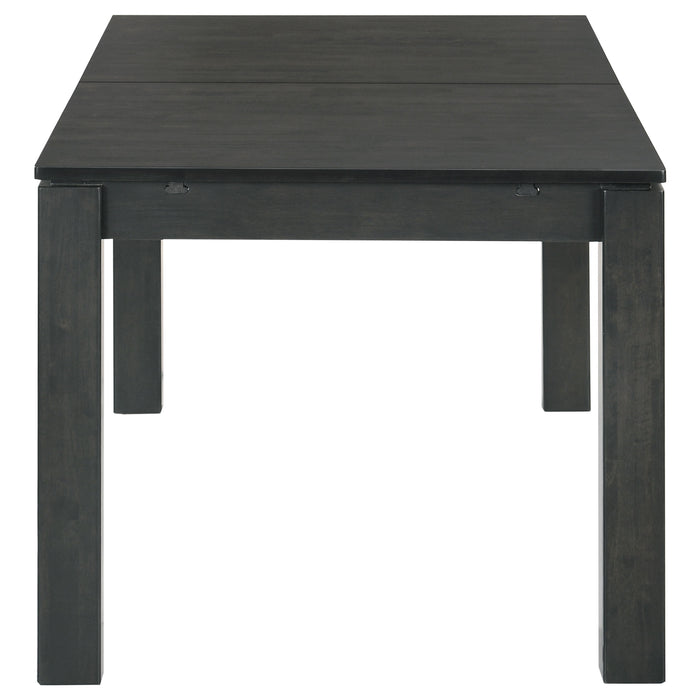 Jakob Rectangular 83-inch Extension Leaf Dining Table Black