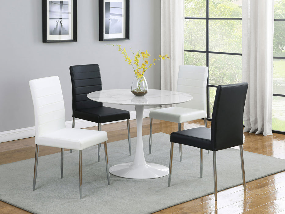 Maston Upholstered Dining Side Chair White (Set of 4)