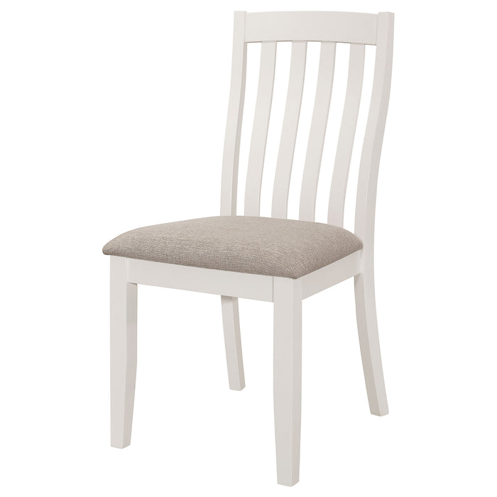 Nogales Wood Dining Side Chair Off White (Set of 2)