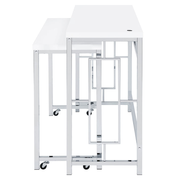 Jackson 4-piece Multipurpose Counter Height Table Set White