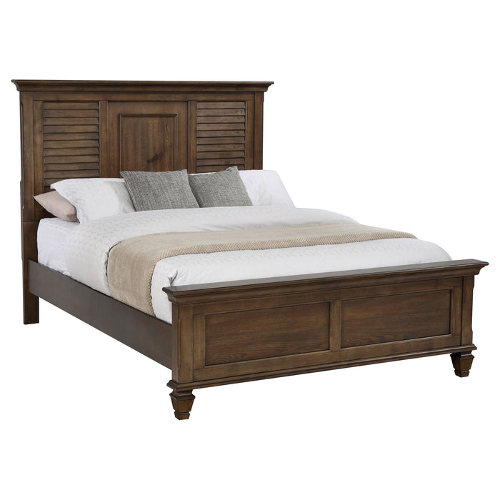 Franco 5-piece Eastern King Bedroom Set Burnished Oak