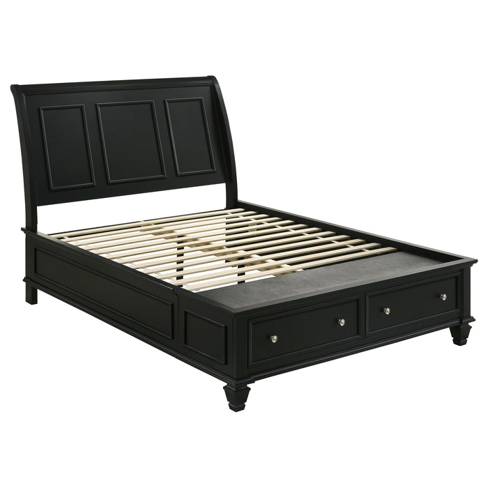 Sandy Beach 5-piece California King Bedroom Set Black