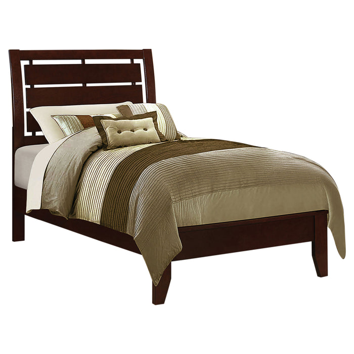 Serenity 4-piece Twin Bedroom Set Rich Merlot