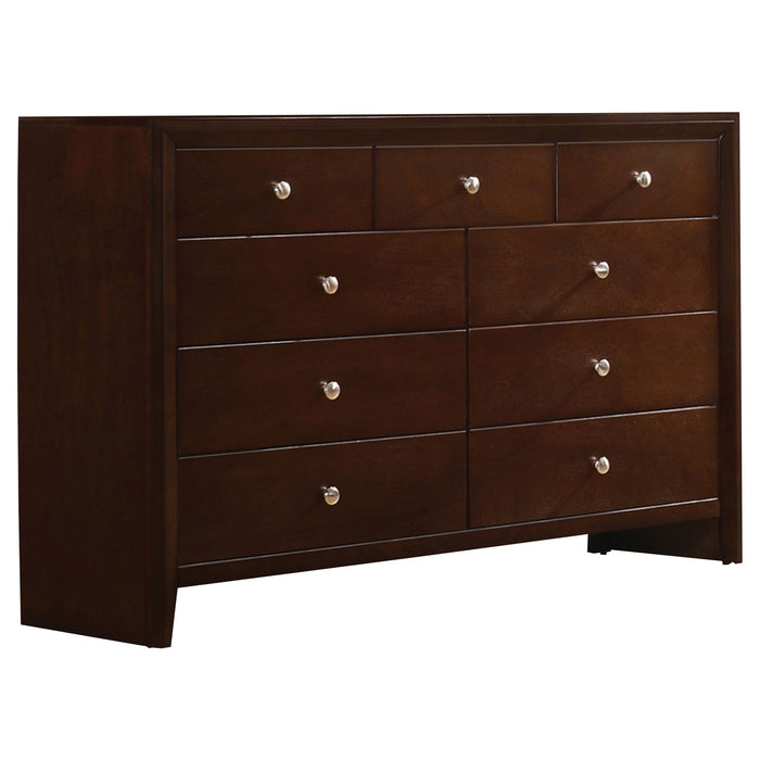 Serenity 9-drawer Dresser Rich Merlot