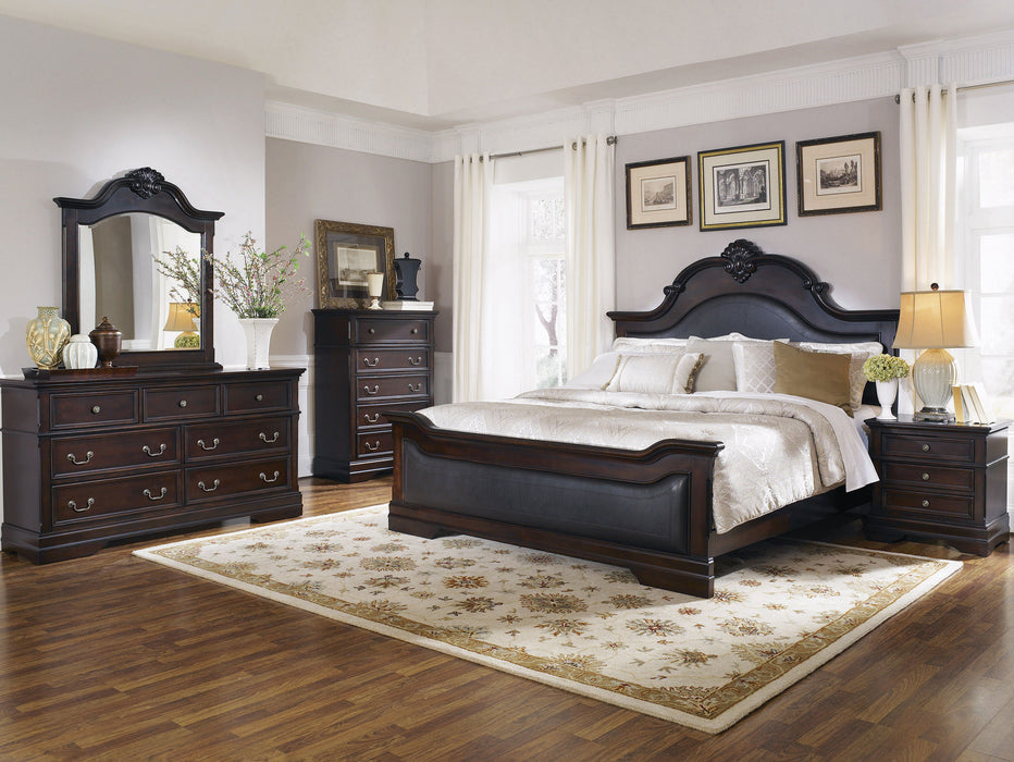 Cambridge 4-piece Queen Bedroom Set Cappuccino