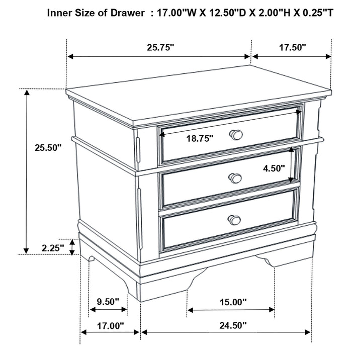 Cambridge 5-piece Queen Bedroom Set Cappuccino