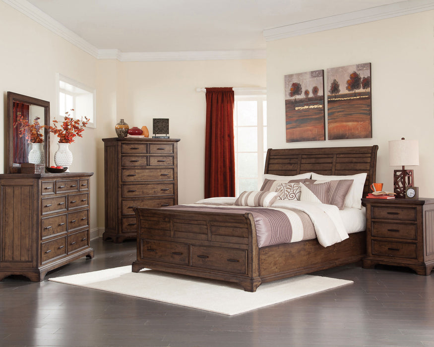 Elk Grove 5-piece California King Bedroom Set Bourbon