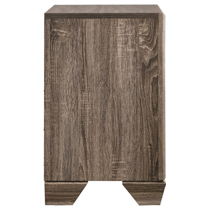 Kauffman 2-drawer Nightstand Washed Taupe