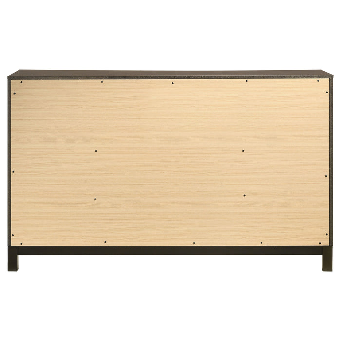 Edmonton 6-drawer Dresser Rustic Tobacco