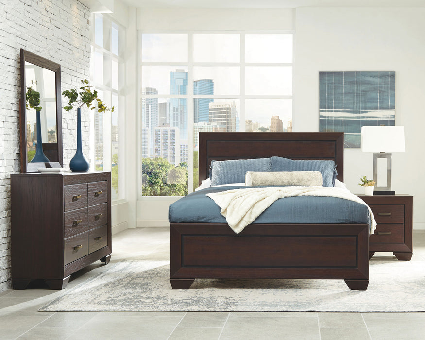 Kauffman 4-piece Queen Bedroom Set Dark Cocoa