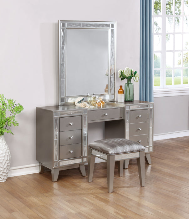 Leighton Vanity Mirror Metallic Mercury