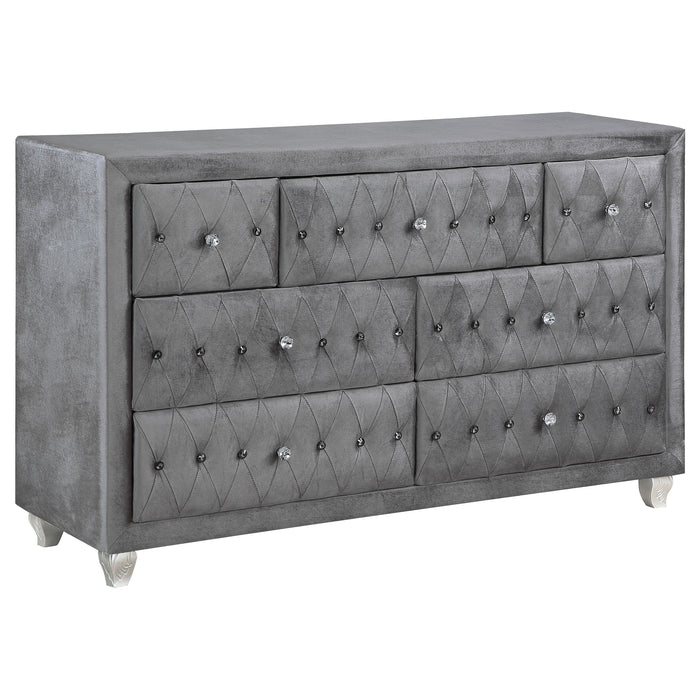 Deanna 4-piece Queen Bedroom Set Grey