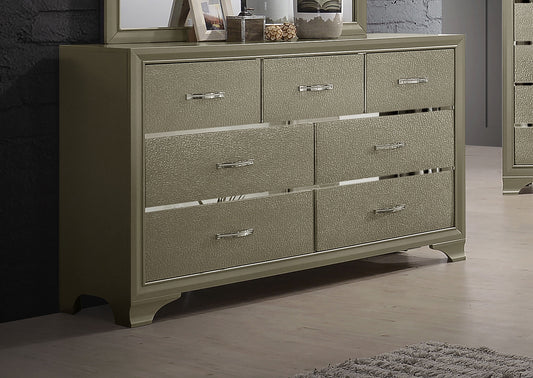 Beaumont 7-drawer Dresser Champagne