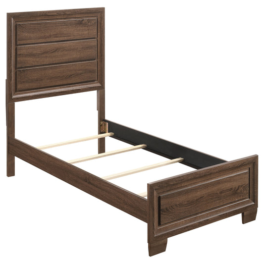 Brandon 4-piece Twin Bedroom Set Warm Brown