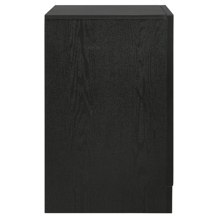 Miranda 2-drawer Nightstand Black