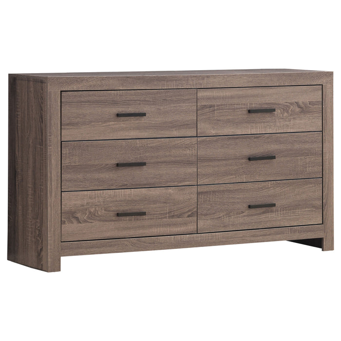 Brantford 4-piece Eastern King Bedroom Set Barrel Oak