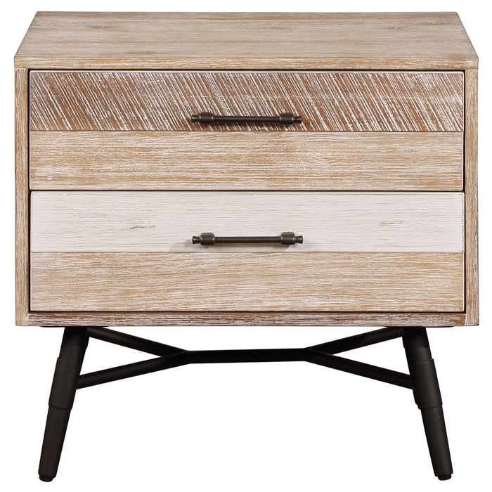 Marlow 2-drawer Nightstand Rough Sawn Multi