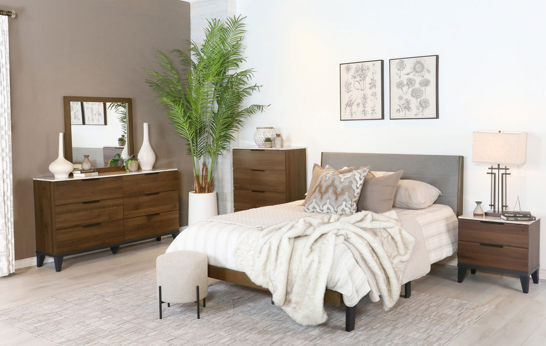 Mays 5-piece Queen Bedroom Set Walnut