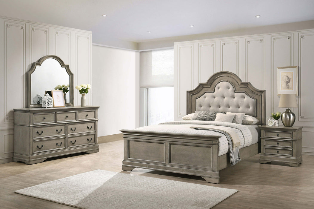 Manchester 4-piece Queen Bedroom Set Wheat Brown