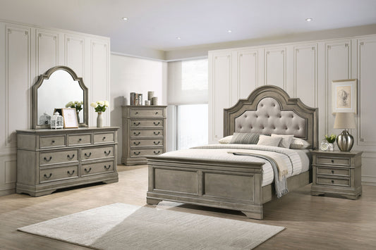 Manchester 5-piece Queen Bedroom Set Wheat Brown