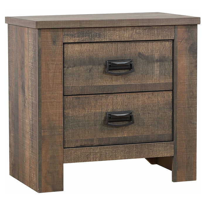 Frederick 4-piece California King Bedroom Set Weathered Oak